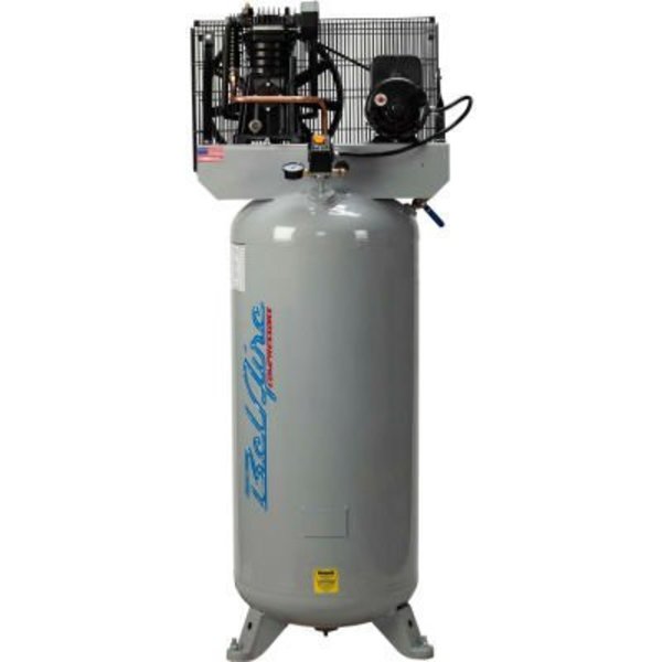 Quincy Compressor BelAire 4916V Two-Stage Air Compressor, 5HP, 60 Gallon, Vertical, 230V, Single Phase 8090303119